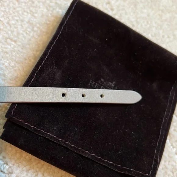 Hermes Hapi- like new in box with dust bag- brushed titanium hardware